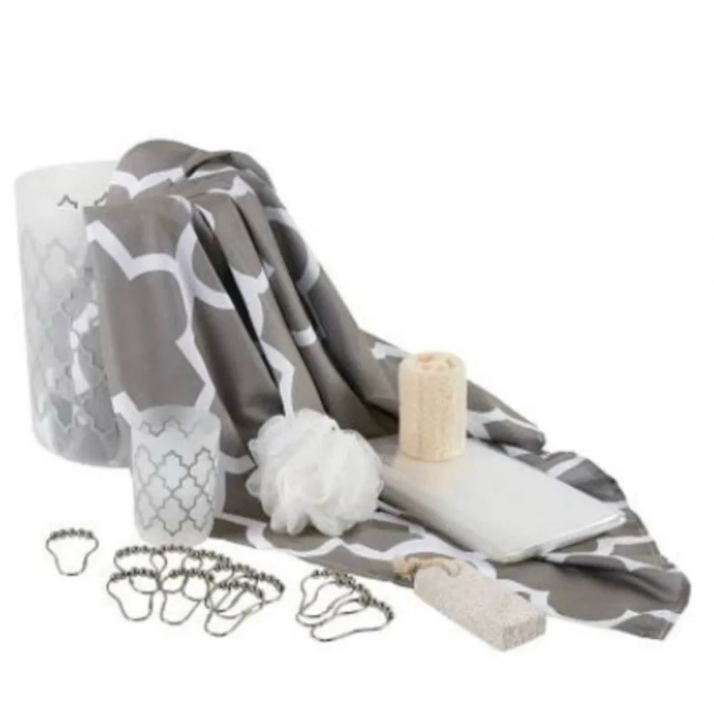 Gray Bath Accessory Set - Picture 3 of 3
